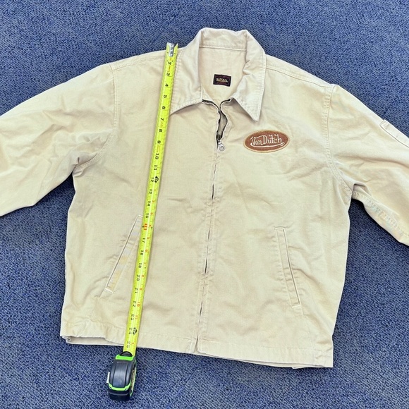 Mens Von Dutch Zip Up Jacket Size M - Runs Large - Picture 8 of 10